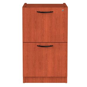 Alera ALEVA542822MC Valencia Series 15.63 in. x 20.5 in. x 28.5 in. Full Pedestal File Drawer - Medium Cherry