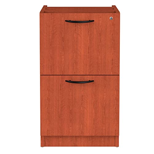 Alera ALEVA542822MC Valencia Series 15.63 in. x 20.5 in. x 28.5 in. Full Pedestal File Drawer - Medium Cherry