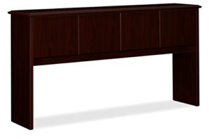 hon 94000 series 70 by 16-1/8 by 37-inch stack-on storage hutch for credenza, mahogany