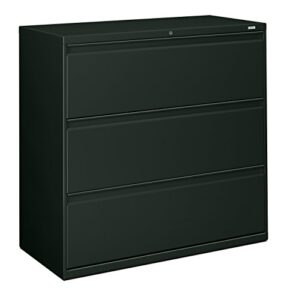 hon 893ls 800 series 42 by 19-1/4-inch 3-drawer lateral file, charcoal