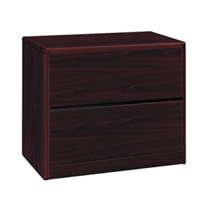 hon 10700 series 36 by 20 by 29-5/8-inch 2-drawer lateral file, mahogany