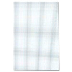 Ampad Quadrille Double Sided Pad, 11 x 17, White, 4x4 Quad Rule, 50 Sheets, 1 Pad (22-037)