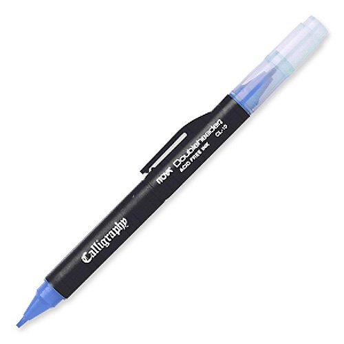 ITOYA OF AMERICA CL-10BP-BU Dble Tip Calligraphy Marker Blue