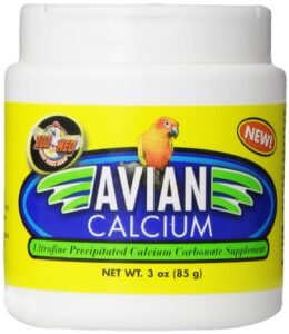 zoo med avian calcium, 3 ounce jar (85g)