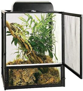 zoo med reptibreeze open air screen cage, large, 18 x 18 x 36-inches