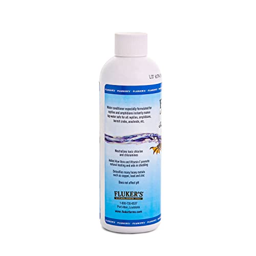 Fluker's Aloe Dechlorinator Reptile Water Cleaner, 8oz