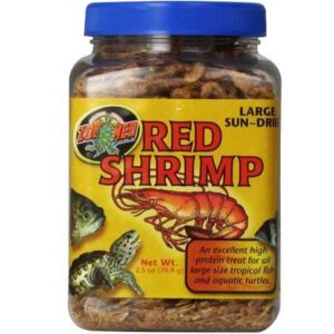 zoo med sun dried large red shrimp, 2-1/2-ounce