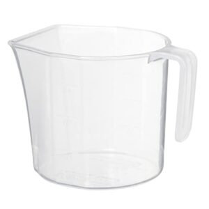 Sistema Flour and Sugar Storage Containers for Pantry with Lids and Measuring Cup, Dishwasher Safe, 13.7-Cup, White