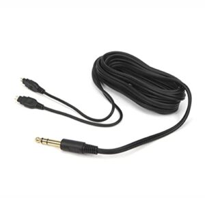 replacement cable for sennheiser headphones hd650 hd600 hd580 hd535 hd545 hd565 hd265 with 1/4" 6.3mm plug
