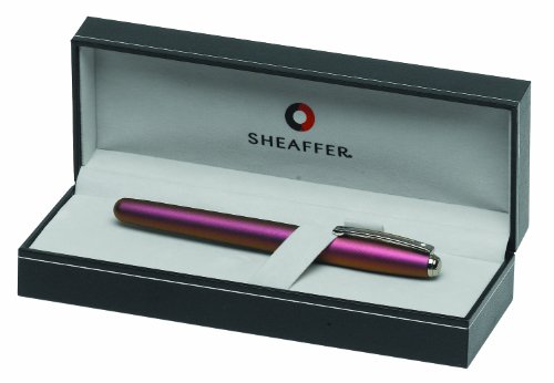 Sheaffer Prelude Chameleon Radiant Magenta Nickel Trim Rollerball Pen