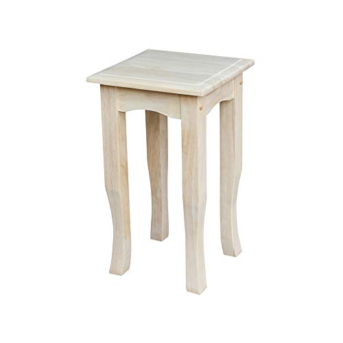 International Concepts 21-Inch Tea Table, Unfinished