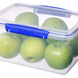 Sistema 1830 Klip It Collection Rectangle Food Storage Container, 101 Ounce