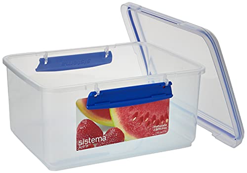 Sistema 1830 Klip It Collection Rectangle Food Storage Container, 101 Ounce