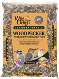 wild delight woodpecker, nuthatch n' chickadee food, 5 lb