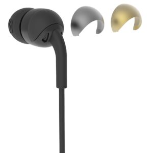 Scosche IDR301L Wired Earbuds for Apple Lightning Devices with Built-in Microphone and Remote, Black
