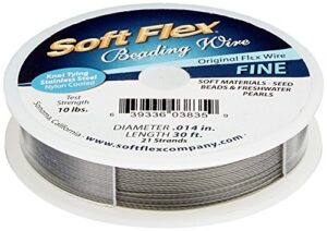 soft flex wire 21-strand, 0.014-inch diameter, satin silver