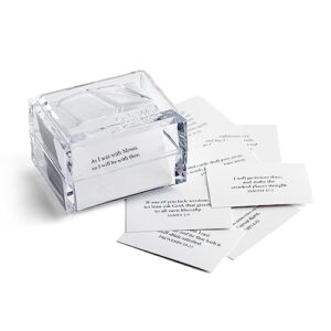 dayspring - god's word promise box: prayers and promises (king james version) - large print cards with scriptures and prayers (t9656) 3 3/4" x 2 1/2" x 2 3/4"