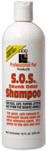 ppp pet skunk odor shampoo, 16-once