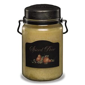 1 x mccall's country candles - 26 oz. spiced pear