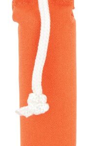 SportDOG Brand Canvas Dummies - Hunting Dog Training Tool - Weighted Bumper for Easy Throwing - Readily Holds Game Scent - Floats - Puppy - Orange