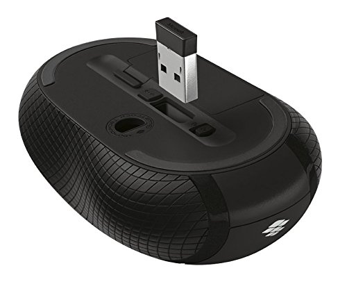 Microsoft Wireless Mobile Mouse 4000 - Graphite. Comfortable Ergonomic design, Wireless, USB 2.0 with Nano transceiver for PC/Laptop/Desktop, works with Mac/Windows Computers