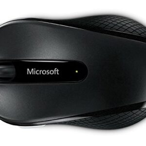 Microsoft Wireless Mobile Mouse 4000 - Graphite. Comfortable Ergonomic design, Wireless, USB 2.0 with Nano transceiver for PC/Laptop/Desktop, works with Mac/Windows Computers