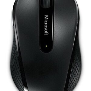 Microsoft Wireless Mobile Mouse 4000 - Graphite. Comfortable Ergonomic design, Wireless, USB 2.0 with Nano transceiver for PC/Laptop/Desktop, works with Mac/Windows Computers