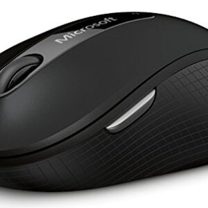 Microsoft Wireless Mobile Mouse 4000 - Graphite. Comfortable Ergonomic design, Wireless, USB 2.0 with Nano transceiver for PC/Laptop/Desktop, works with Mac/Windows Computers