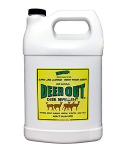 deer out® 1 gallon ready-to-use refill - deer repellent.
