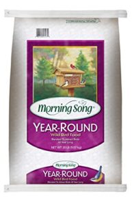 morning song 11400 year-round wild bird food, 20-pound