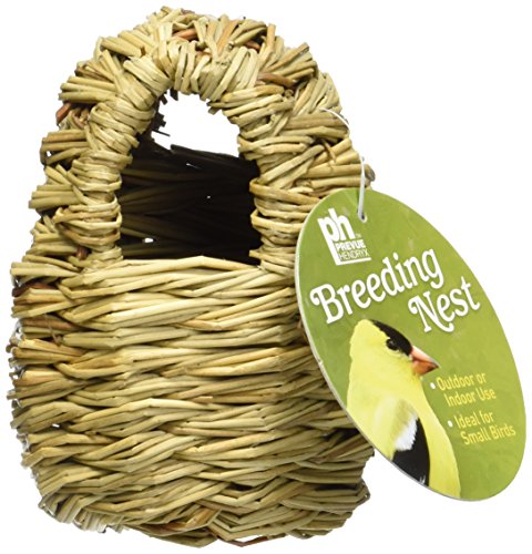 Prevue Pet Products BPV1151 Finch Covered Twig Birds Nest, 4-Inch