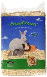 pestell pet products easy clean pine bedding, 40-liter