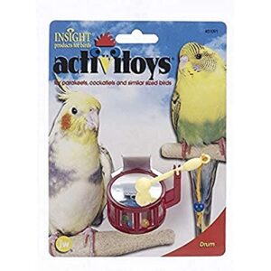 jw pet company activitoys drum bird toy