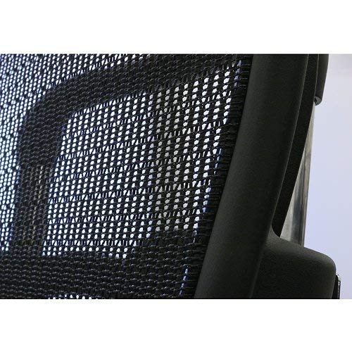 Eurotech Seating Ergohuman Mid Back Mesh Swivel Chair, Black