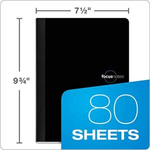 Oxford FocusNotes Composition Book, 7-1/2" x 9-3/4", 80 Sheets, Blue (90224)