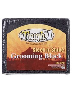 tough-1 sleek n' shine horse grooming block by jt