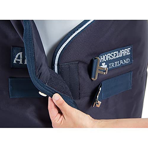 Horseware Ireland Amigo Bravo 12 Heavy 400g Horse Turnout Blanket Navy/Navy 69