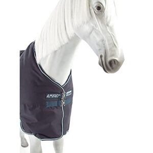 Horseware Ireland Amigo Bravo 12 Heavy 400g Horse Turnout Blanket Navy/Navy 69