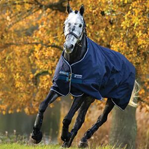 Horseware Ireland Amigo Bravo 12 Heavy 400g Horse Turnout Blanket Navy/Navy 69