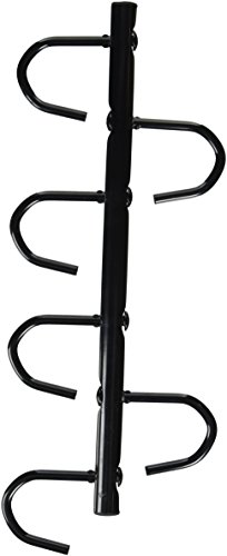 JT International Tough 1 4-Prong Portable Tack Rack, Black