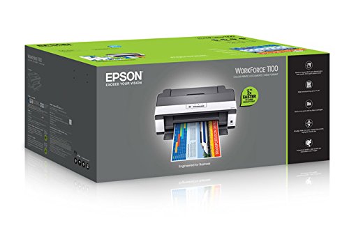 Epson WorkForce 1100 Wide-Format Color Inkjet Printer (C11CA58201)