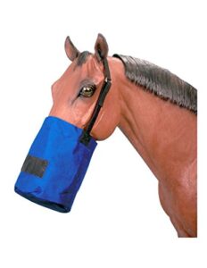 tough-1 royal blue cordura feed bag horse tack 72-1818