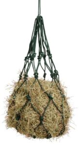 tough 1 solid braided cotton hay bag, hunter green, x-large