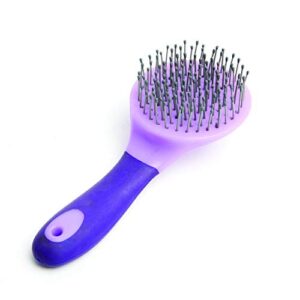 roma soft touch mane and tail brush purple