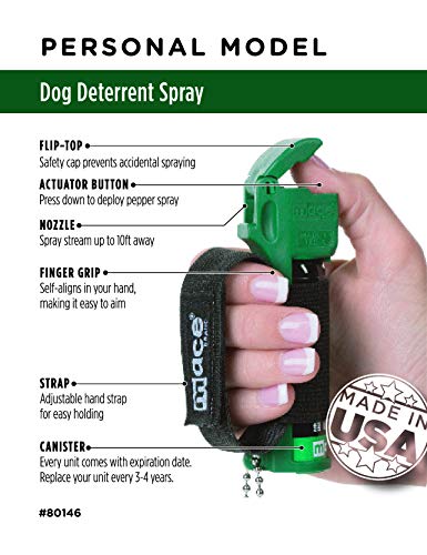 Mace Brand Muzzle Canine Repellent w/keychain 14 grams