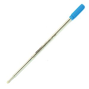 monteverde ballpoint refill to fit cross ballpoint pens, medium point, soft roll, blue, 2 per pack (c132bu)