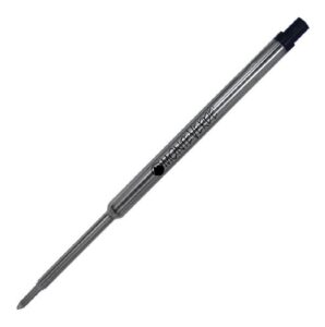 monteverde capless gel ballpoint refill to fit waterman ballpoint pens, fine point, black, 2 per pack (w422bk)