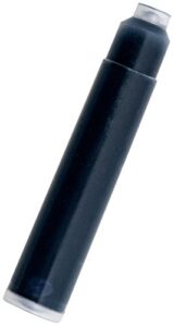 monteverde international size cartridge to fit fountain pens, blue black, 6 per pack (g302bb)