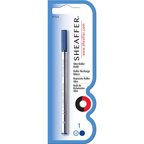 Sheaffer Slim Rollerball Refill - Blue Medium - Blister Card