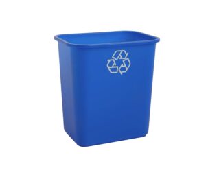 united solutions wb0084 recycle wastebasket, 28 qt - 1 pack